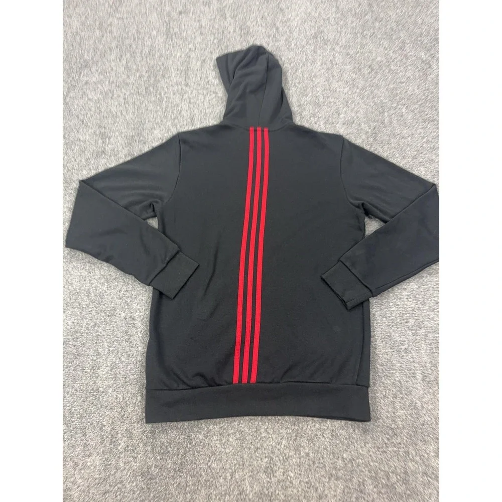 Atlanta United FC Hoodie Sweatshirt Mens Medium Black MLS Soccer Adidas Full Zip